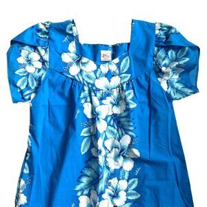Kalena Fashions of Hawaii Aloha plumera maxi dress